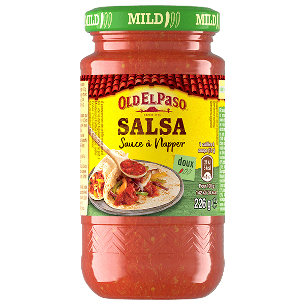 pot en verre de salsa douce originale Old El Paso 226g